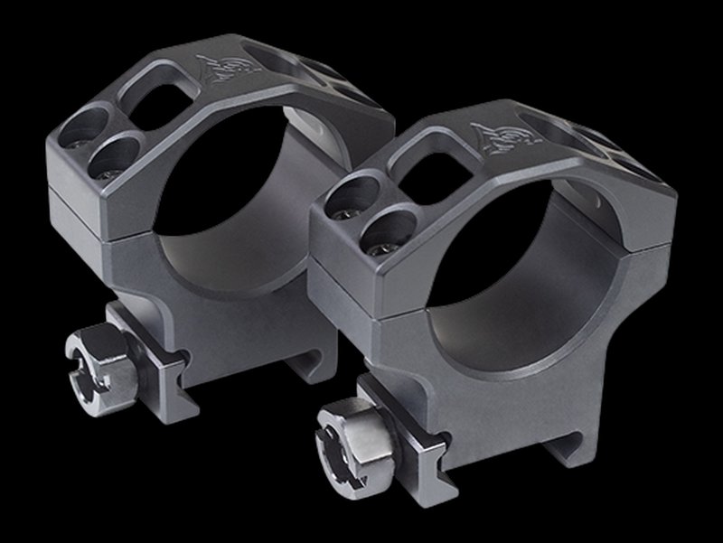 Odin Works SR-30MM-LOW 30mm Low Scope Rings 7075-T6 Aluminum Hardcoat Black