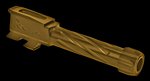 Rival Arms Precision Gold PVD Threaded Barrel Glock 43 Gen 1