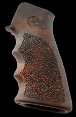 Hogue OverMolded AR-15/M16 Pistol Grip with Finger Grooves Red Lava Cobblestone 15016