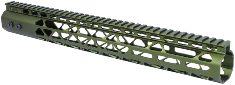 Guntec USA Air Lite M-LOK System Free Floating Handguard With Monolithic Top Rail