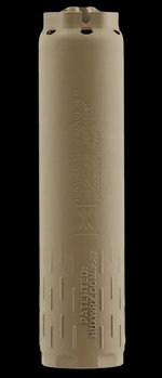 Huxwrx Flow Range 36 Ti Suppressor Direct Thread Titanium 6.70 in Length