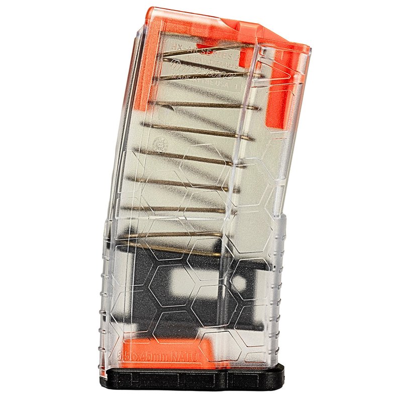 HEXMAG Series 2 Shorty AR-15 Magazine 10 Round Clear Carbon Fiber HX1020-AR15S2-CLR