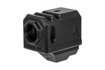Agency Arms 417C Glock 43 compensator | 1/2x28, dual chamber, Black