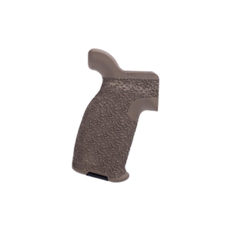 Emissary Development Compact AR-15 Axle Grip - Aggressive Texture - FDE
