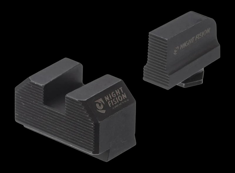 Night Fision Stealth Series Optics Ready Black Sights for Glock 43/42/43X MOS
