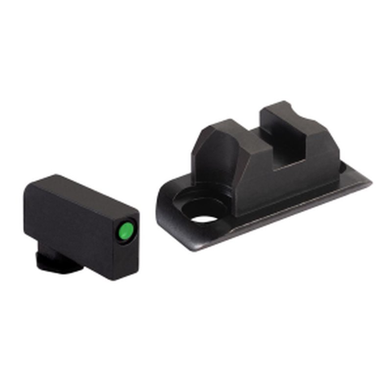 AmeriGlo Optic Compatible Sight Set Glock 43X/48 A-Cut .240 Front Green/Black
