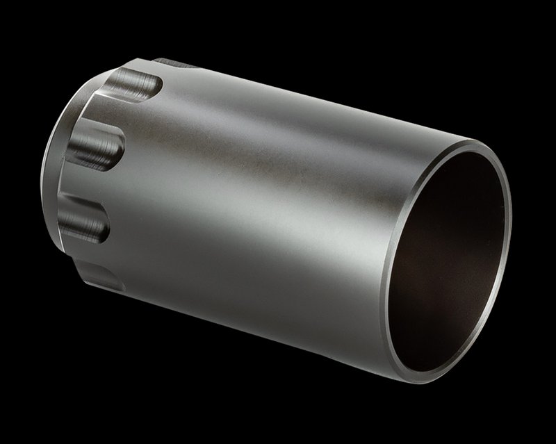 Griffin Armament Taper Mount Blast Shield 17-4PH Stainless Steel Black Melonite QPQ GATMBS