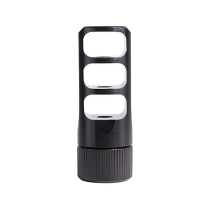 Faxon Gunner MuzzLok 3-Port Muzzle Brake 7.62mm 5/8-24 Steel Nitride