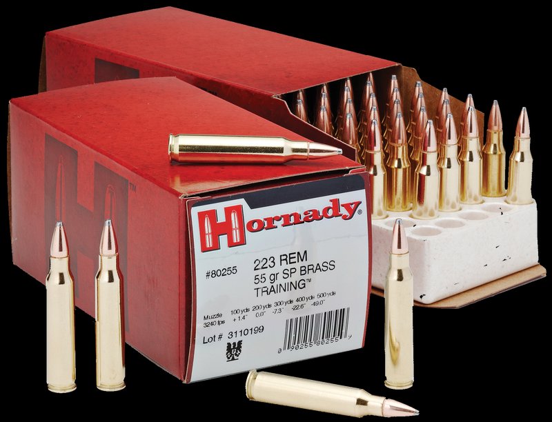 Hornady Custom .223 Remington 55gr SPIRE POINT Ammunition