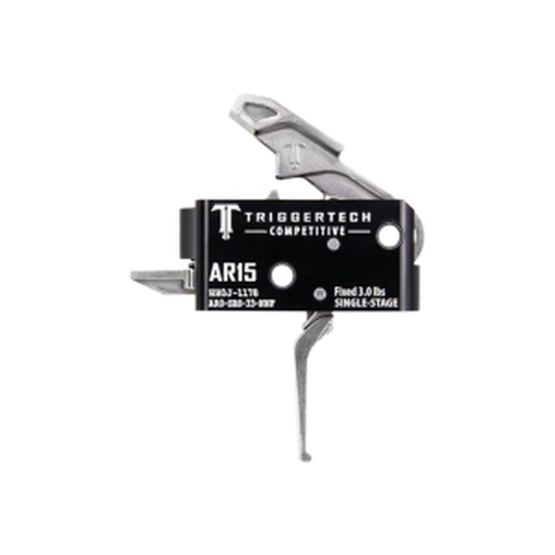 AR-15 Single-Stage Competitive Flat Trigger – Stainless