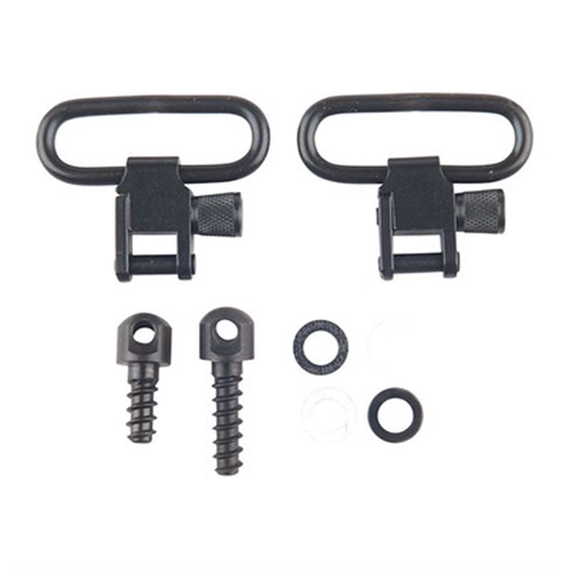 GrovTec US Rifle Sling Swivel Set 1-1/4" Wood Screw Front & Rear