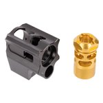 Tyrant CNC Glock Gen3 Compensator - Black/Gold