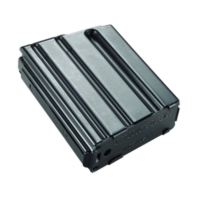 AR-STONER SS Magazine AR-15 223 Remington, 5.56x45mm, 300 AAC Blackout, 5-Round with Anti Tilt Follower Stainless Steel Black