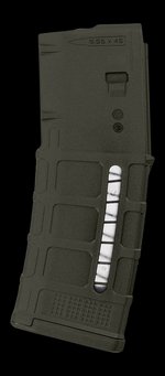 Magpul MAG556ODG PMAG Gen M3 Window 30rd 5.56/.223 OD Green