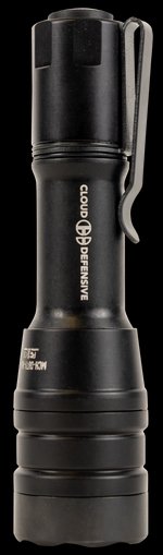Cloud Defensive MCH Duty High Output Dual-Fuel Flashlight 1800 Lumens Black