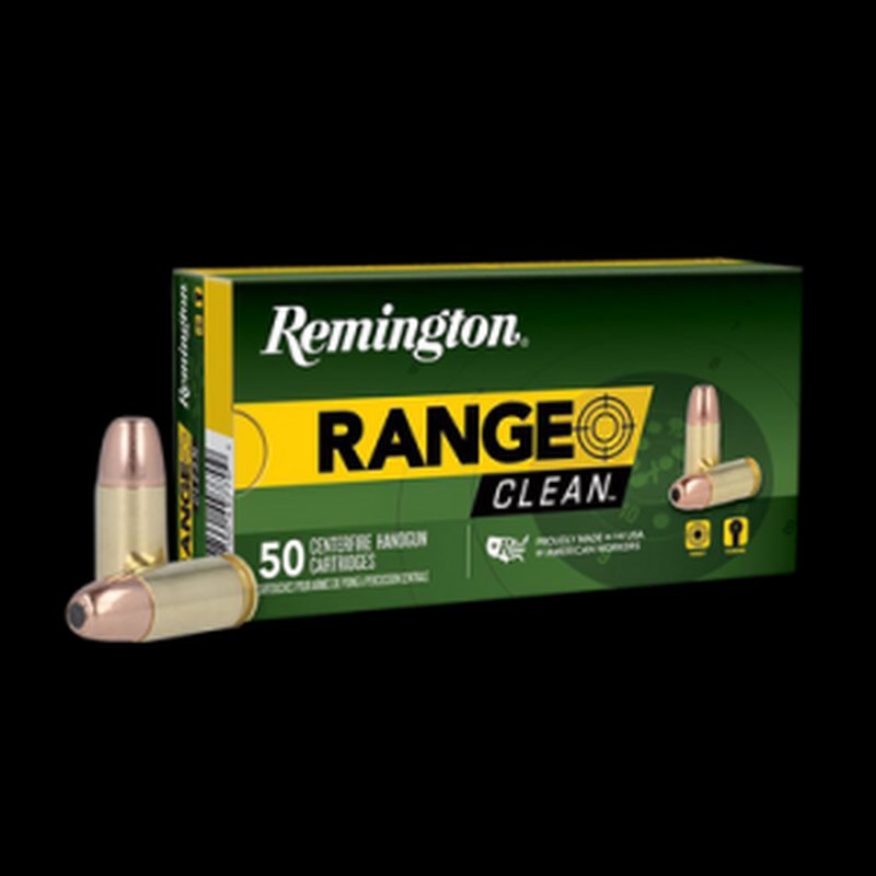 Remington Range Clean 9mm Luger 115gr Flat Nose Enclosed Base Ammo (50 Rounds)