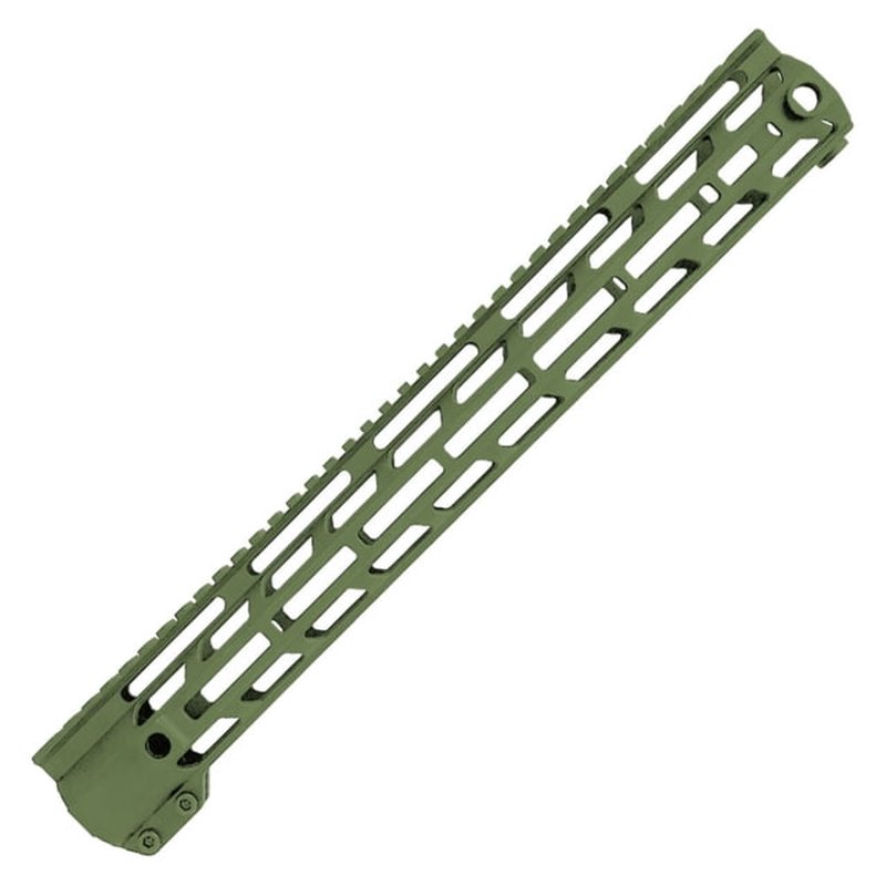 XTS AR-15 M-LOK Rail 15 in OD Green