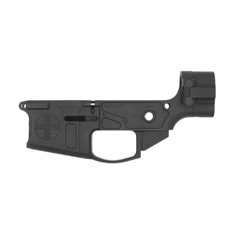 Shield Arms SA-15 Side Folding Stripped AR-15 Lower Receiver, Black - SA-SA15-SL