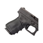 Pachmayr 05125 Gripper made of Rubber with Black Finish, Finger Grooves & Slip-On Design for Universal Handgun