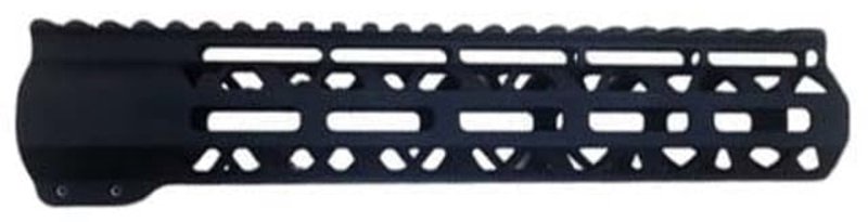 OpticsPlanet Exclusive Moriarti AR-15 10in M-LOK Diamond Cut Slim Profile Free Floating Handguard MA15-US-10-DMD