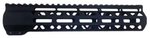 OpticsPlanet Exclusive Moriarti AR-15 10in M-LOK Diamond Cut Slim Profile Free Floating Handguard MA15-US-10-DMD