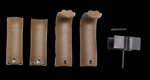 Glock Dark Earth Polymer Backstrap Beavertail Set for Glock 17/19X