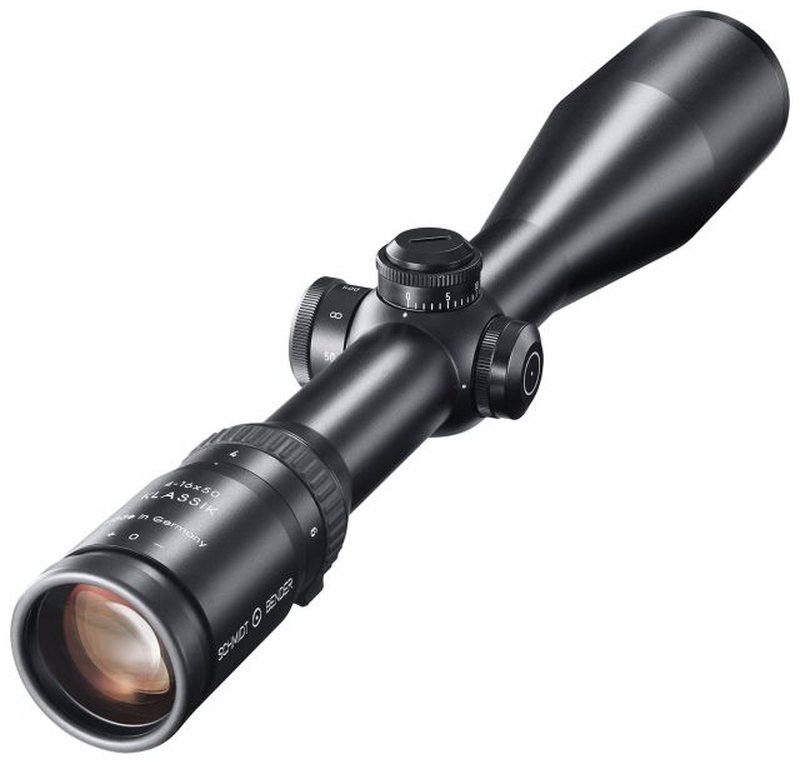 Schmidt & Bender Klassik 4-16x50mm Rifle Scope, Color Black, Tube Diameter 30 mm