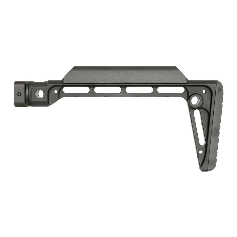 Midwest Industries Minimalistic Fixed Rifle Stock 6061 Aluminum Black MI-MIN-F