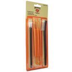 Hoppe's T04 Universal Gun Cleaning Tools Combo Set Black/Orange