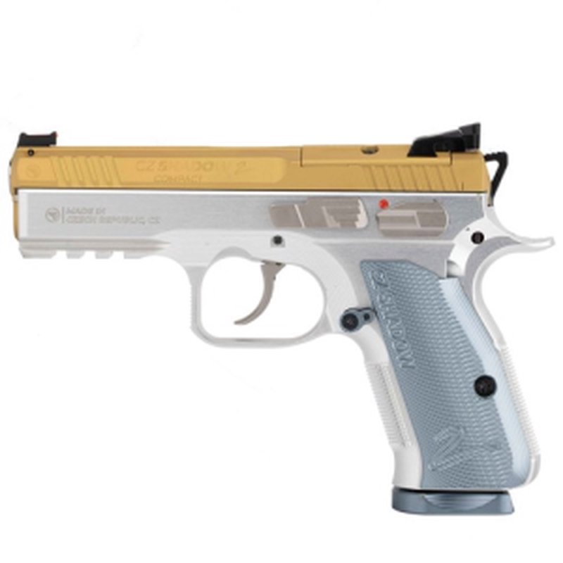 CZ-USA Shadow 2 Compact 9mm Pistol 4" Barrel Gold Finish