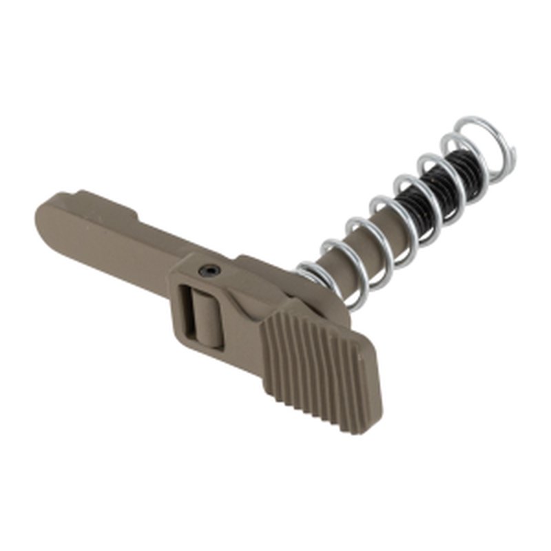 Forward Controls Design Ambidextrous AR-15 Magazine Release - Extended Serrated Lever - FDE
