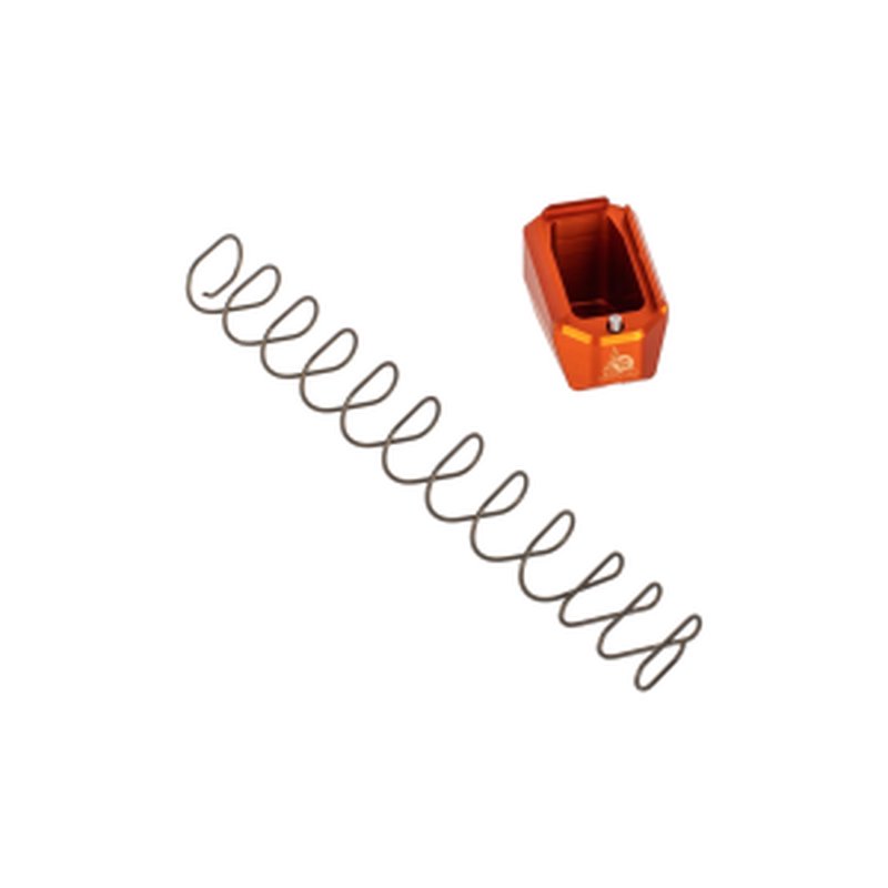 Odin Works +5 Glock 17 Magazine Extension Base (Orange)