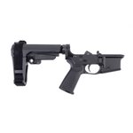 AERO PRECISION AR15 Pistol Complete Lower w/ MOE Grip+ SBA3 Blk