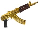 Zastava Arms ZPAP92 Pistol 7.62x39mm Gold Plated Finish