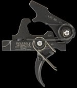 Geissele Automatics SSP Single Stage Curved Bow AR Trigger 3.0-3.75 lb Black Oxide 05400