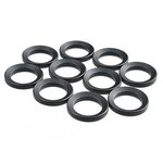 AR Crush Washers - AR-15 .223/5.56 Crush Washer Black 10pk (1/2"x28 threads)