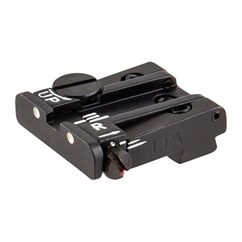 Glock-Compatible Adjustable White Dot Rear Sight (Steel)