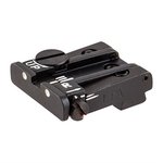 Glock-Compatible Adjustable White Dot Rear Sight (Steel)