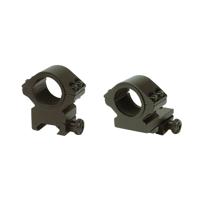 Konus Dual-T Pair of Mount Ring 25.40mm/30mm Tube 0.87 inch Aluminum Alloy Picatinny Rail/Weaver Rail
