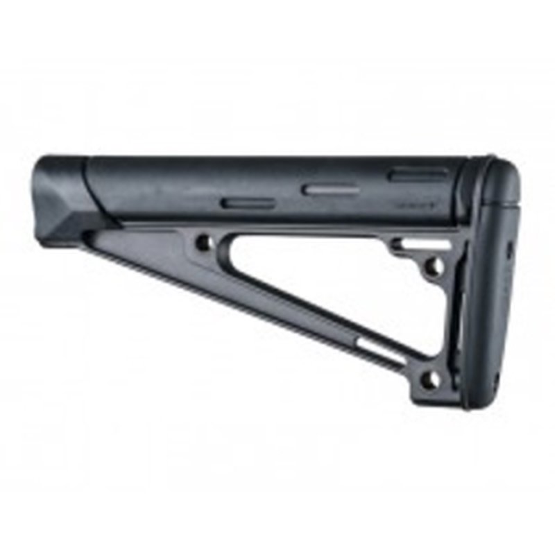 HOGUE AR-15/M-16 OM Fixed Buttstock - OverMolded - Fits A2 Buffer Tube - Black