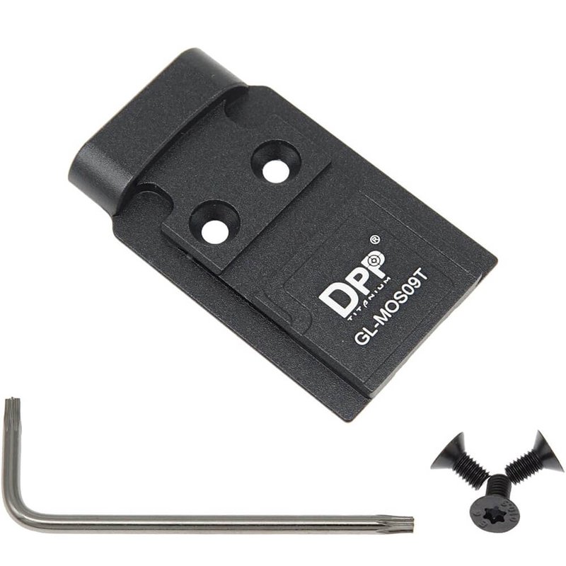 DPP Titanium Glock MOS Adapter Plate for Holosun 509T (0.03" Saddle)