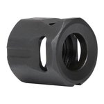Strike Ind 1/2 Inch x28 micro Threaded Compensator with Quench Polish Quench Process Finish