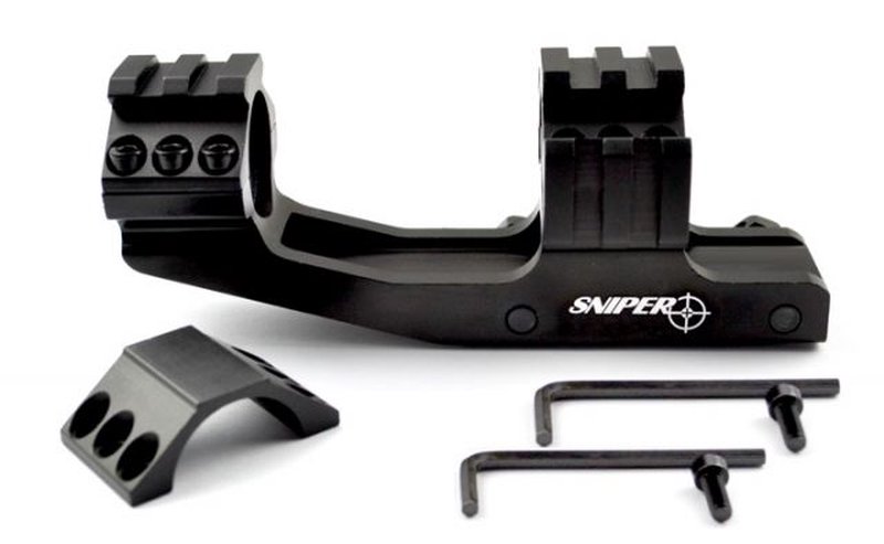 Sniper Tactical Cantilever Rifle Scope Rings Top Rail Mulitple Mounts