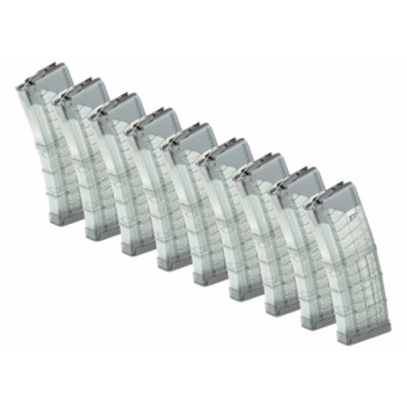 LANCER L5 Advanced Warfighter 5.56 30rd Trans Smoke 10pk