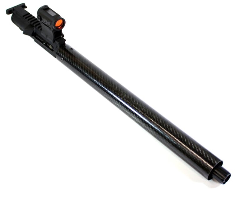 Kaw Valley Precision Slim PCC Carbon Fiber Handguard 16.25in Black Medium