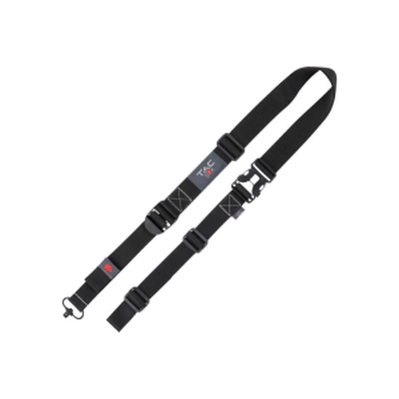 Allen 8493 Citadel Double Point Rifle Sling, Quick Detach Swivels, Tri-Sectional Custom Fitting Black Heavy-Duty Webbing