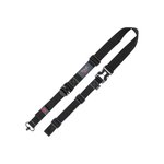 Allen 8493 Citadel Double Point Rifle Sling, Quick Detach Swivels, Tri-Sectional Custom Fitting Black Heavy-Duty Webbing