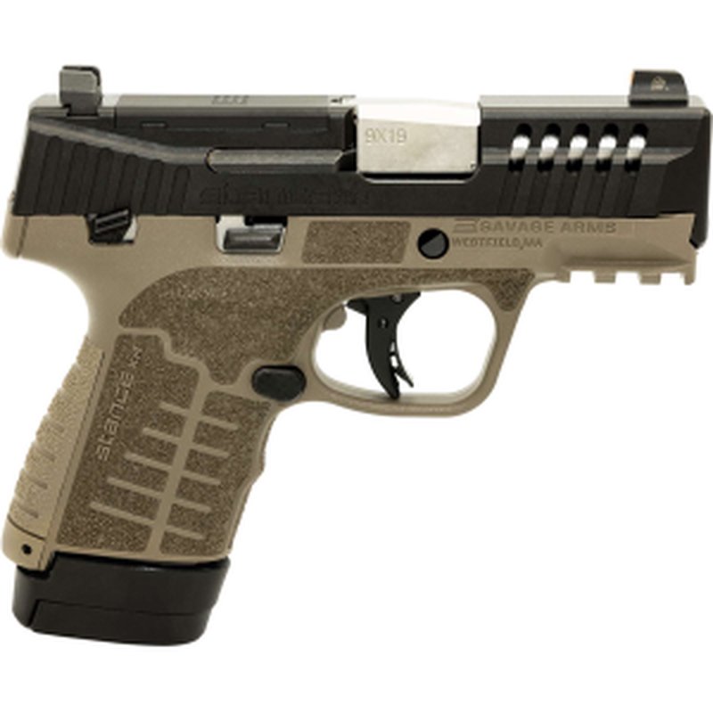 SAVAGE ARMS Stance XR MC9 9mm 3.2" 13rd Pistol w/ Night Sights - FDE