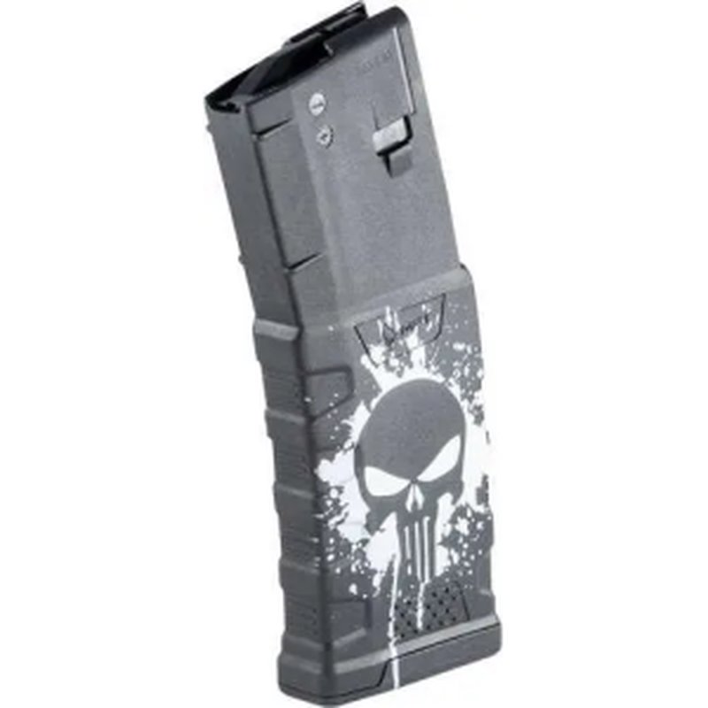 Mission First Tactical MFT Punisher Splat White EXD Polymer Magazine 30rd AR-15 5.56x45mm
