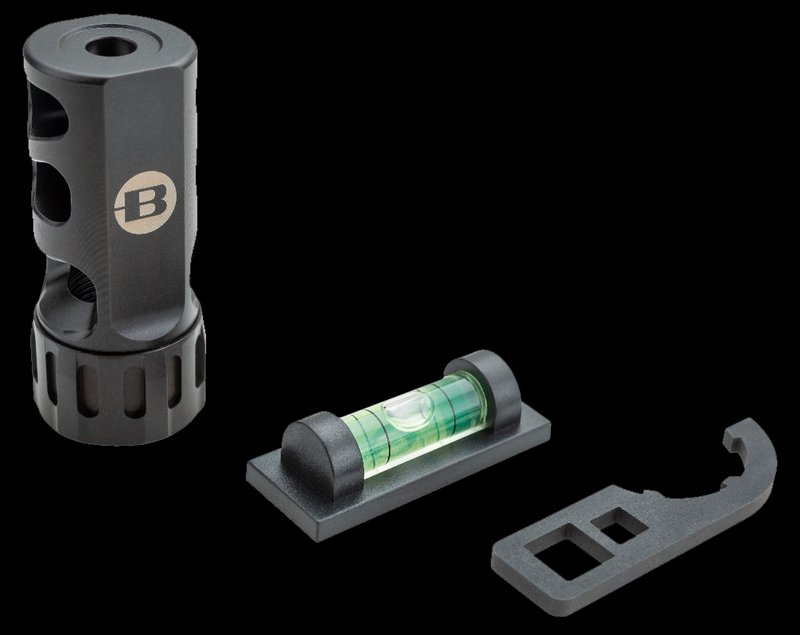 Bergara ST1 Nitride Muzzle Brake 30 Caliber 5/8-24 AR-15 Self-Timing
